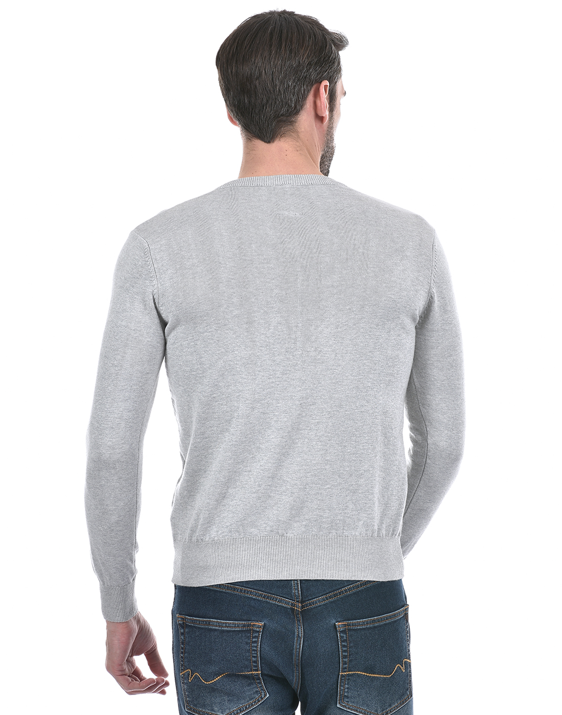 Numero Uno Men Solid GREY Sweater